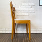 パシフィックファニチャーサービス P.F.S デペンデントハウス ダイニングチェア DH DINING CHAIR ビーチ材 ファブリック座面 イエロー系 定価￥45,100- B ◎