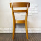 パシフィックファニチャーサービス P.F.S デペンデントハウス ダイニングチェア DH DINING CHAIR ビーチ材 ファブリック座面 イエロー系 定価￥45,100- B ◎