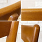 パシフィックファニチャーサービス P.F.S デペンデントハウス ダイニングチェア DH DINING CHAIR ビーチ材 ファブリック座面 イエロー系 定価￥45,100- B ◎