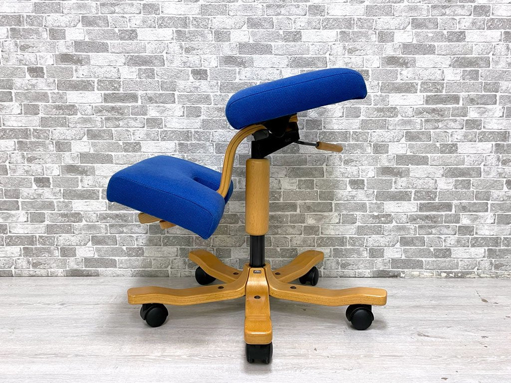 ヴァリエール VARIER ストッケ STOKKE バランス ウィング WING バランスチェア キャスター 昇降機能 ブルー ノルウェー ●