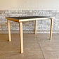 アルテック artek ダイニングテーブル TABLE 81B ブラックリノリウム W120cm アルヴァ・アアルト Alvar Aalto 北欧家具 未使用保管品 ●