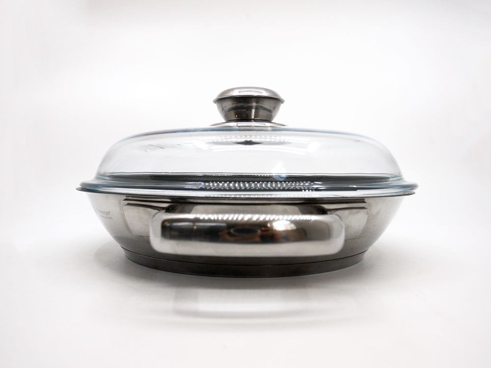ヴェーエムエフ WMF パルマデュール アドバンス 両手フライパン 24cm ＆ フライパン用 耐熱ガラス製蓋 24cm 合計定価 \15,730- ●