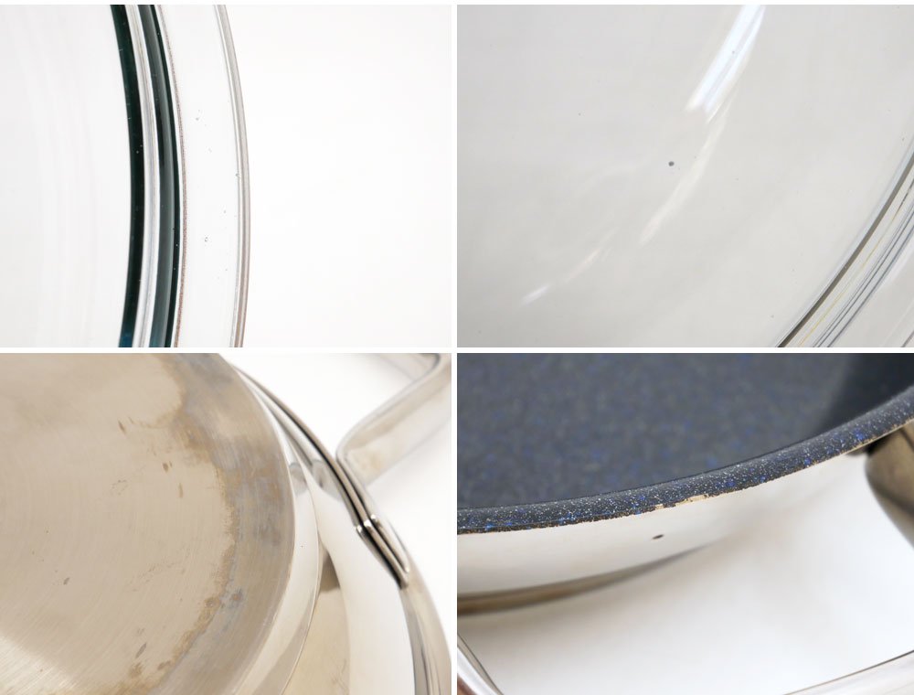 ヴェーエムエフ WMF パルマデュール アドバンス 両手フライパン 24cm ＆ フライパン用 耐熱ガラス製蓋 24cm 合計定価 \15,730- ●
