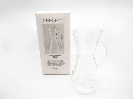 ケメックス CHEMEX ガラスハンドル コーヒーメーカー CM-1GH 3カップ用 箱付き ドイツ ●