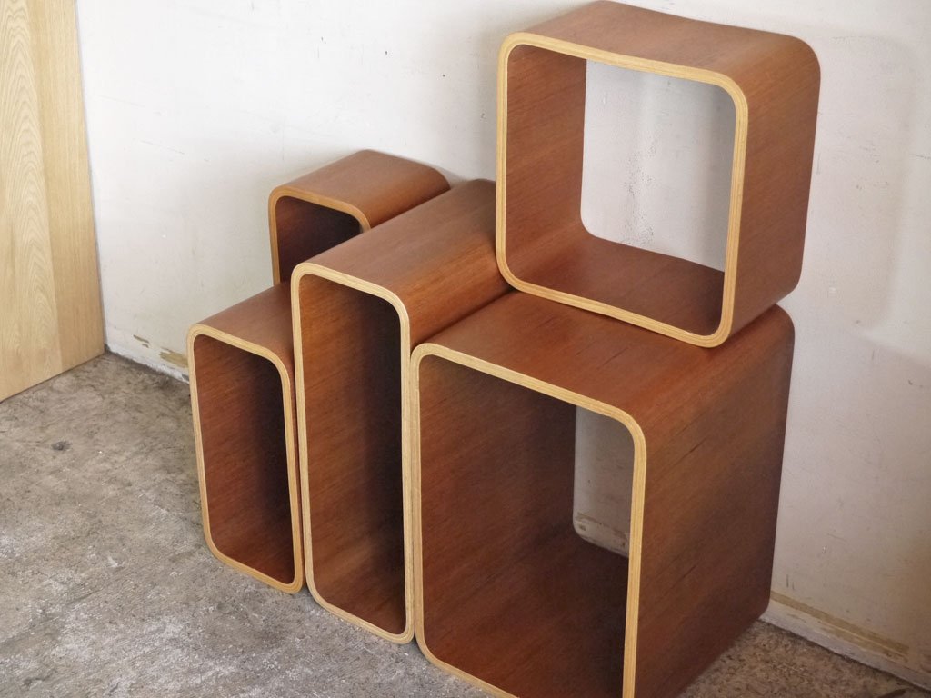 パシフィックファニチャーサービス PACIFIC FURNITURE SERVICE P.F.S リーフ ユニット シェルフ REEF UNIT SHELF チーク材 廃番 ■