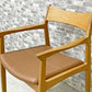 ノーウェアライクホーム NOWHERE LIKE HOME オーウェン OWEN ダイニングアームチェア Dining Arm Chair オーク材 PVCレザー 定価￥47,300- B ●