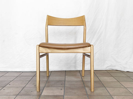 ノーウェアライクホーム NOWHERE LIKE HOME オーウェン OWEN ダイニングチェア Dining Chair オーク材 PVCレザー 参考定価￥39,600- B ◇