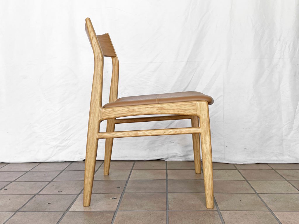 ノーウェアライクホーム NOWHERE LIKE HOME オーウェン OWEN ダイニングチェア Dining Chair オーク材 PVCレザー 参考定価￥39,600- A ◇