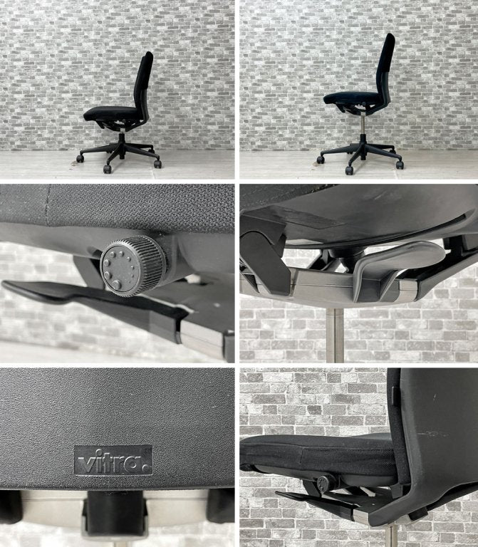 ヴィトラ vitra アームレス オフィスチェア AXESS OFFICE CHAIR アントニオ・チッテリオ ANTONIO CITTERIO A ●