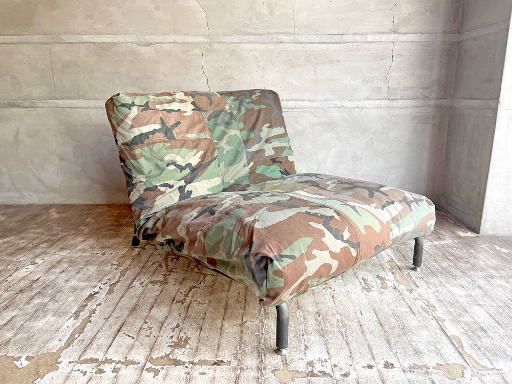 ジャーナルスタンダード journal standard Furniture ロデチェア RODEZ CHAIR 1P カモフラ生地 インダストリアルスタイル ♪