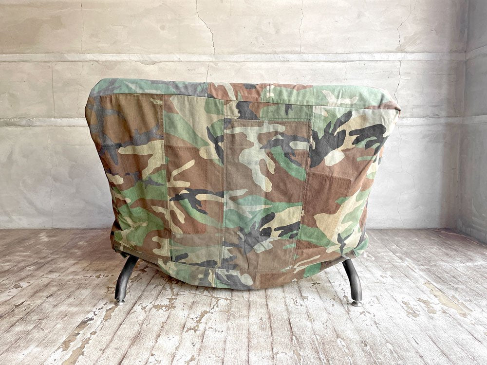 ジャーナルスタンダード journal standard Furniture ロデチェア RODEZ CHAIR 1P カモフラ生地 インダストリアルスタイル ♪