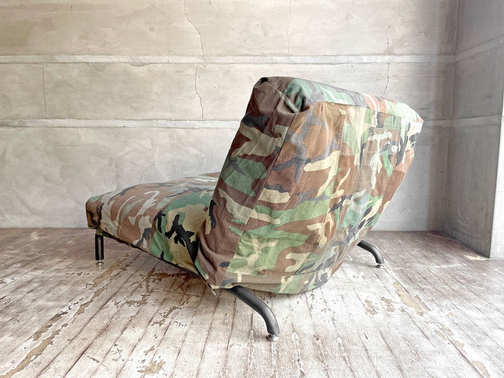 ジャーナルスタンダード journal standard Furniture ロデチェア RODEZ CHAIR 1P カモフラ生地 インダストリアルスタイル ♪