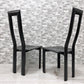 イカミ YCAMI レジアチェア Regia Chair ダイニングチェア 総本革 レザー張り 2脚セット ブラック アントネッロ・モスカ Antonello Mosca イタリアモダン ●