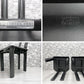 イカミ YCAMI レジアチェア Regia Chair ダイニングチェア 総本革 レザー張り 2脚セット ブラック アントネッロ・モスカ Antonello Mosca イタリアモダン ●