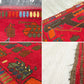 ビンテージ Vintage ウォーラグ War Rug トルクメン族 Turkmen カーペット 絨毯 レッド アフガニスタン 190×103cm ●