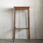 ジャパンビンテージ Japan Vintage オーク材 デコラトップ ハイテーブル サイドテーブル フラワースタンド H99cm ■