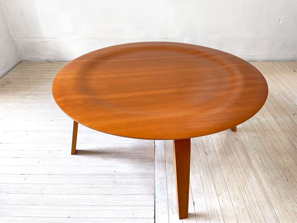 ハーマンミラー Herman Miller イームズ プライウッド コーヒーテーブル ウッドレッグ CTW Eames plywood coffee table チェリー材 イームズ 廃番希少 ★