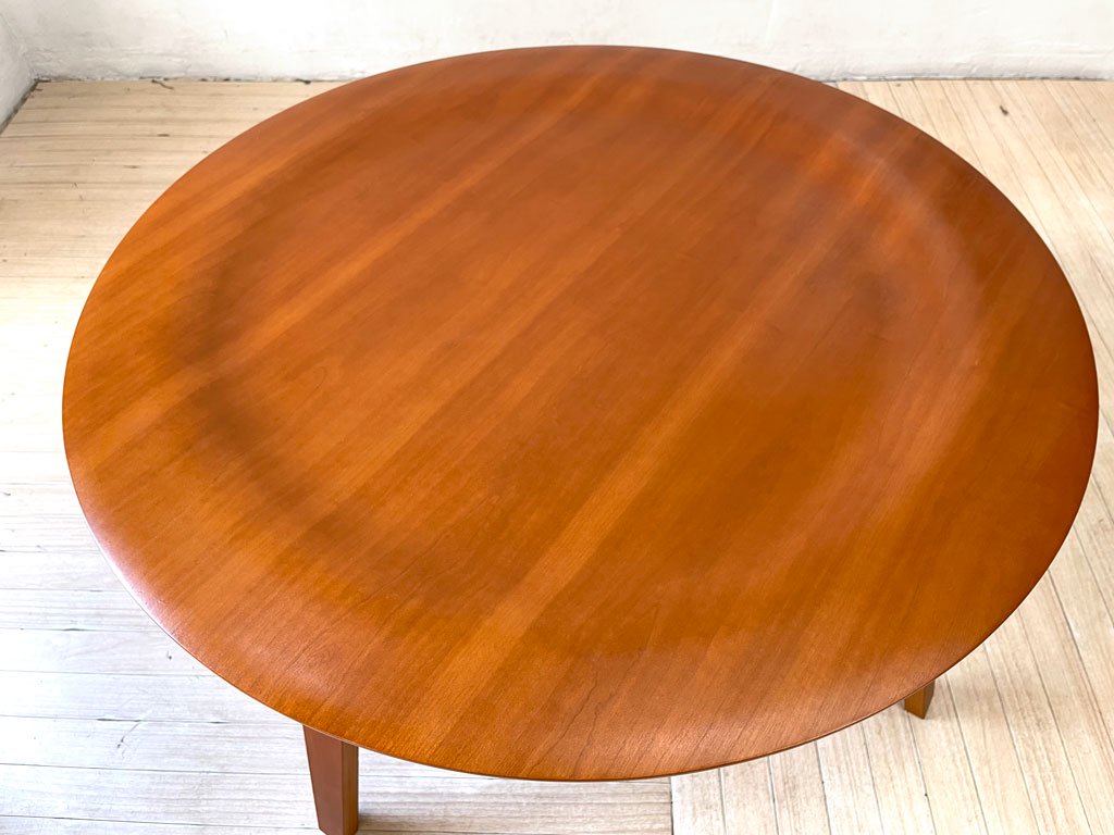 ハーマンミラー Herman Miller イームズ プライウッド コーヒーテーブル ウッドレッグ CTW Eames plywood coffee table チェリー材 イームズ 廃番希少 ★