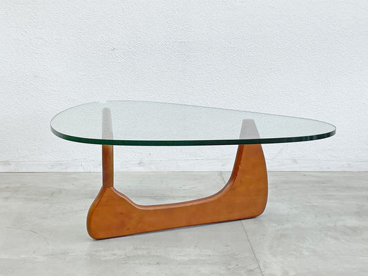 イサムノグチ Isamu Noguchi コーヒーテーブル Coffee Table リプロダクト品 ガラス天板厚20mm Moma 名作 デザイナーズ家具 〓