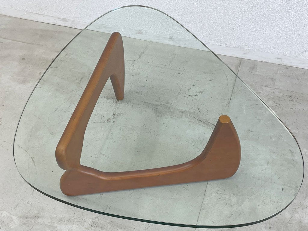 イサムノグチ Isamu Noguchi コーヒーテーブル Coffee Table リプロダクト品 ガラス天板厚20mm Moma 名作 デザイナーズ家具 〓