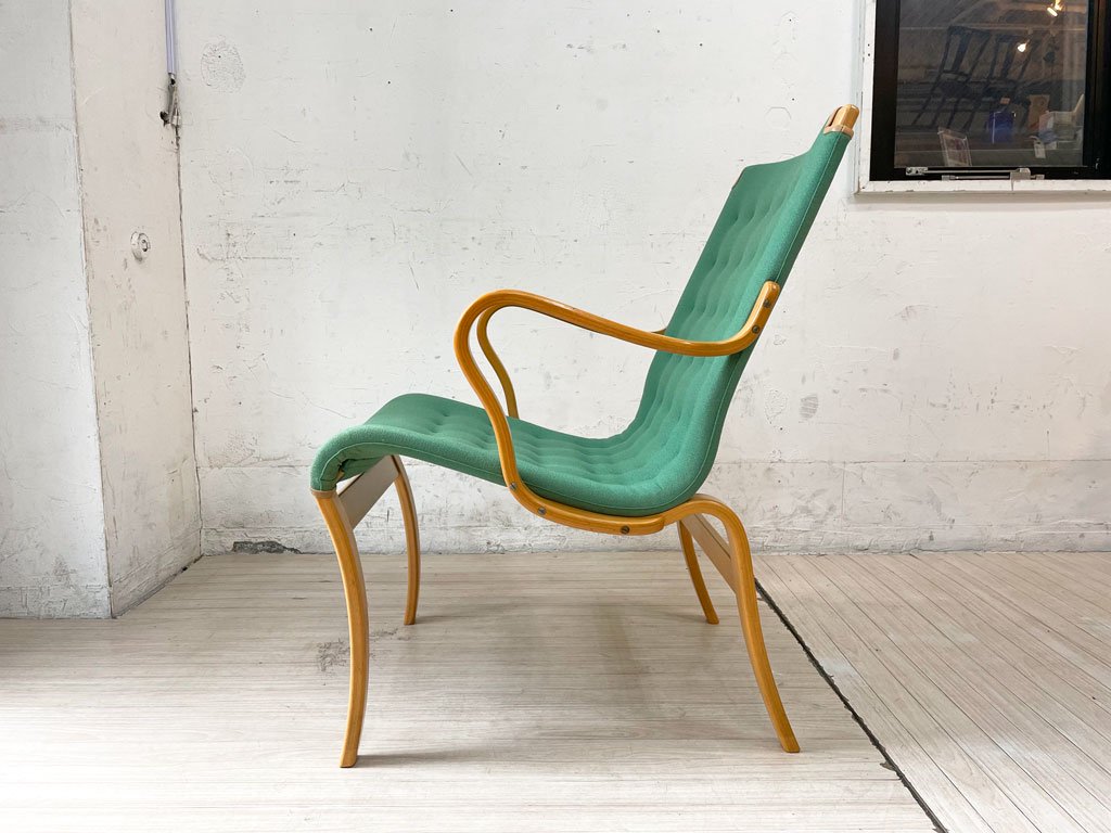 ブルーノマットソン インターナショナル BRUNO MATHSSON INTERNATIONAL ミナチェア Mina chair ビンテージ ファブリック ラウンジチェア ★