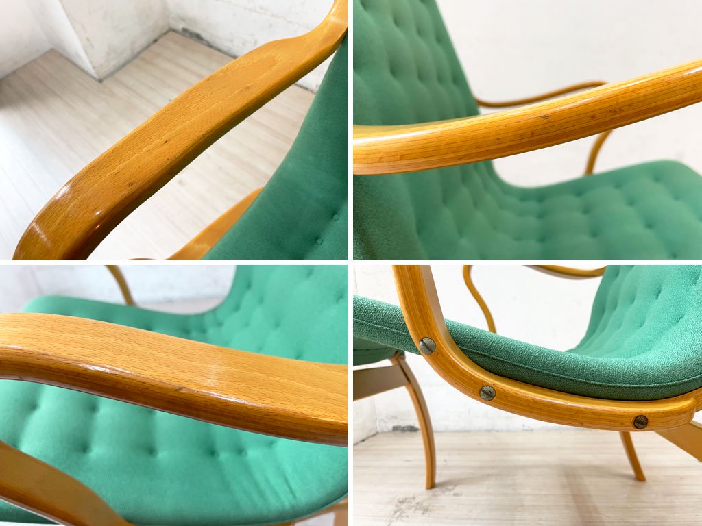 ブルーノマットソン インターナショナル BRUNO MATHSSON INTERNATIONAL ミナチェア Mina chair ビンテージ ファブリック ラウンジチェア ★