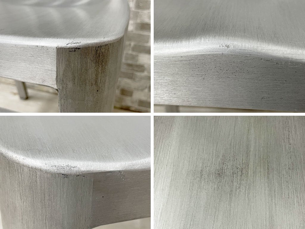 ダルトン DULTON アルミスタンダードチェア ALUMINIUM STANDARD CHAIR ダイニングチェア インダストリアル ビンテージスタイル 定価￥25,300- E ●