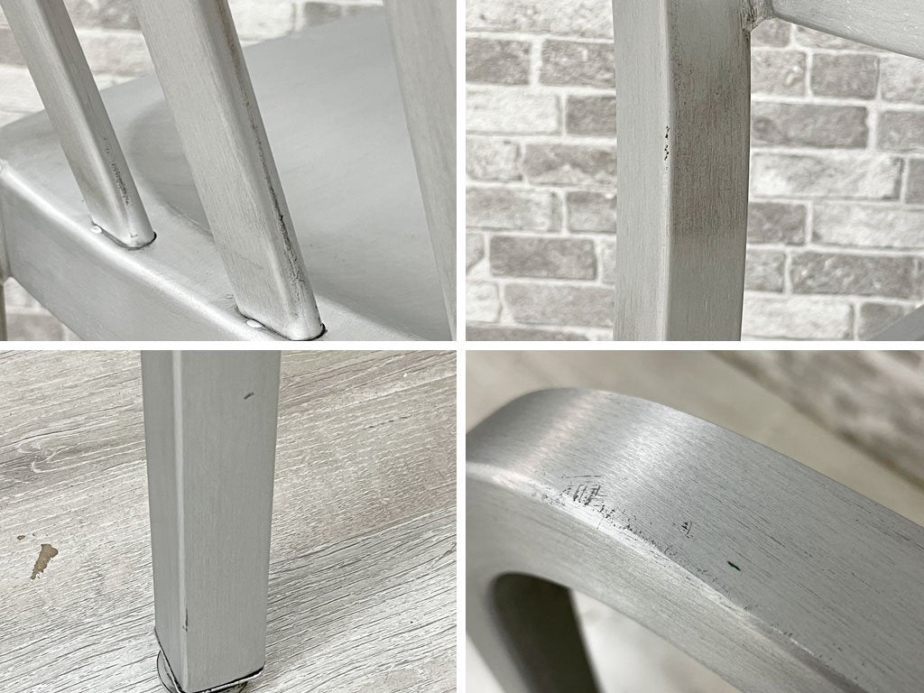 ダルトン DULTON アルミスタンダードチェア ALUMINIUM STANDARD CHAIR ダイニングチェア インダストリアル ビンテージスタイル 定価￥25,300- D ●