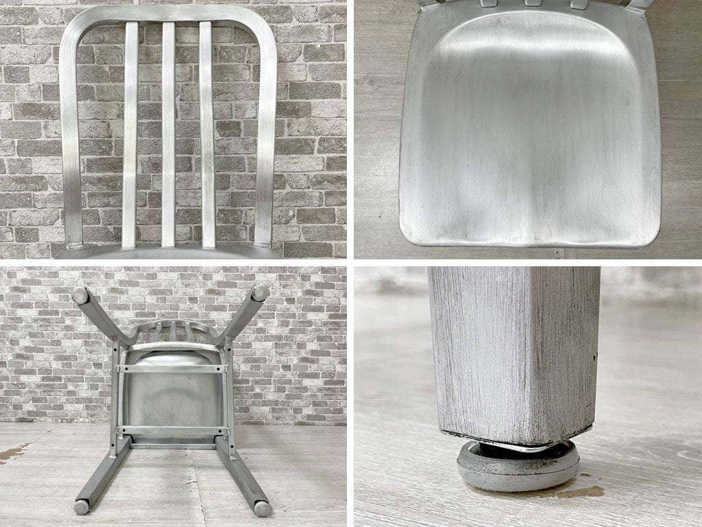 ダルトン DULTON アルミスタンダードチェア ALUMINIUM STANDARD CHAIR ダイニングチェア インダストリアル ビンテージスタイル 定価￥25,300- C ●