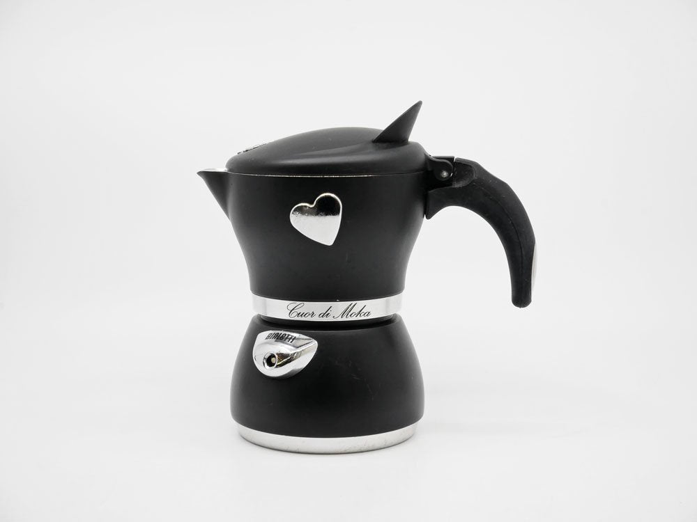 ビアレッティ BIALETTI × イリー illy クールディモカ CUOR DI MOKA エスプレッソメーカー マキネッタ 3カップ用 ブラック イタリア 参考定価1.5万円 ●