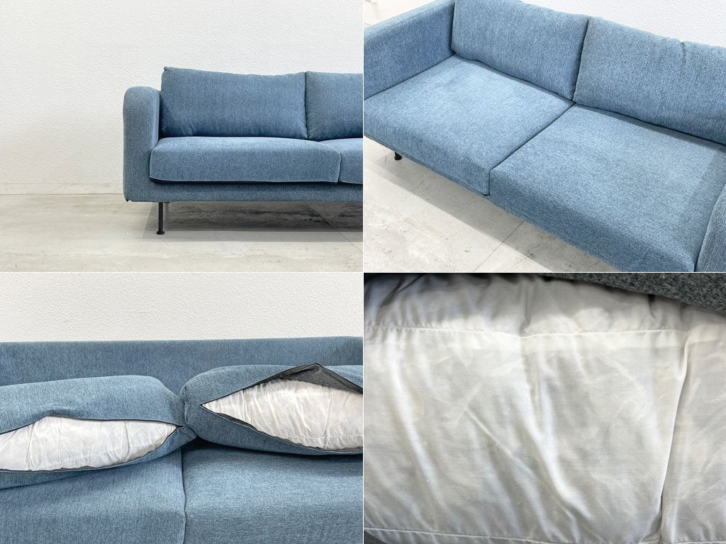 シーヴ SIEVE モンス 2シーターソファ mons 2Seater Sofa フルカバーリング フェザークッション 定価 156,000円 〓