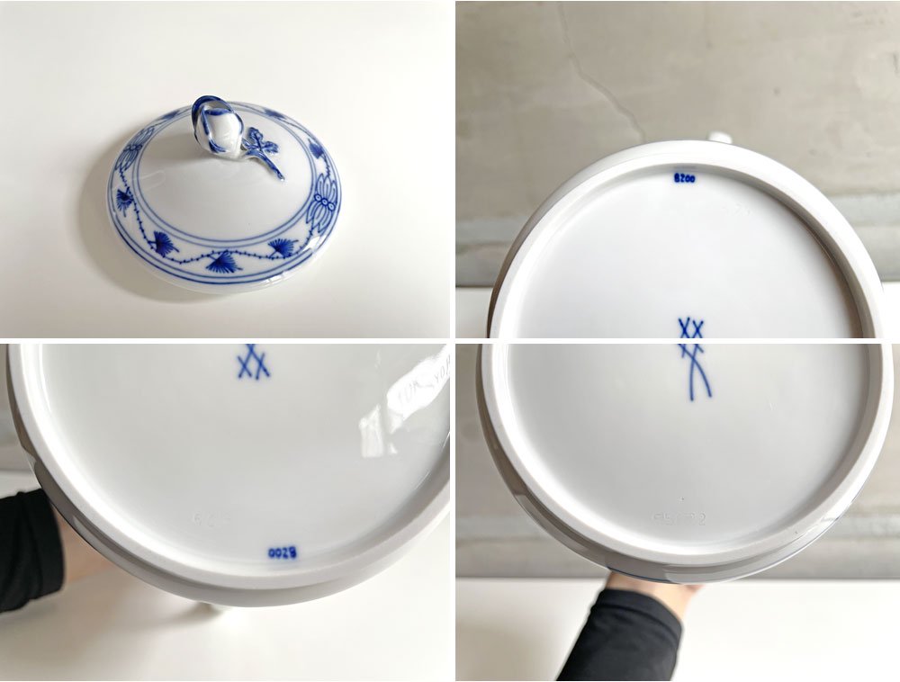 マイセン Meissen ブルーオニオン Blue Onion ティーポット 陶磁器 ドイツ ♪