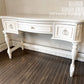 フレンチカントリースタイル French Country Style コンソールデスク 3ドロワー W122cm ホワイトペイント シャビーシック ◎