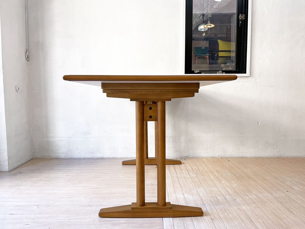 ジャーナルスタンダードファニチャー journal standard Furniture アルベスタ ALVESTA ダイニングテーブル メラミン天板 高さ調整可 定価￥77,000- ★