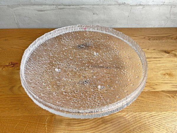 イッタラ iittala ウルティマツーレ Ultima thule サービングプラター ボウル クリア 37cm タピオ・ヴィルカラ Tapio Wirkkala フィンランド 北欧食器 ♪