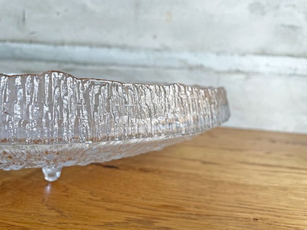 イッタラ iittala ウルティマツーレ Ultima thule サービングプラター ボウル クリア 37cm タピオ・ヴィルカラ Tapio Wirkkala フィンランド 北欧食器 ♪