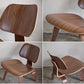 ハーマンミラー Herman Miller LCW ラウンジチェア ウッドレッグ Molded Plywood Lounge Chair ウォールナット C&Rイームズ ミッドセンチュリー 美品 ■