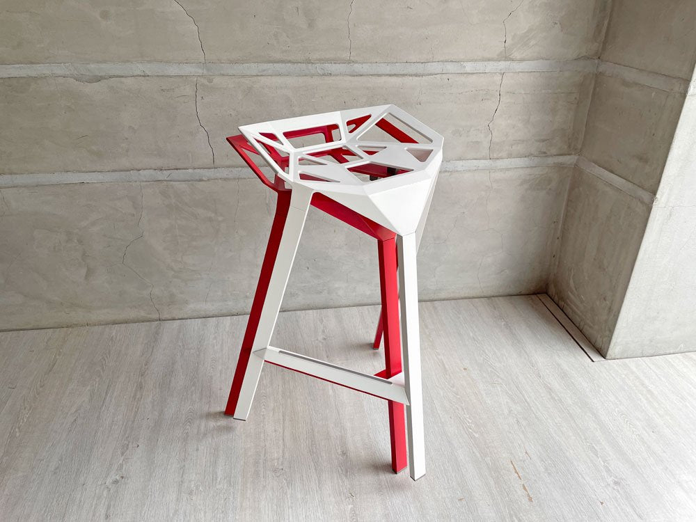 マジス MAGIS スツールワン STOOL_ONE カウンターチェア コンスタンティン・グルチッチ イタリア家具 ホワイト ♪