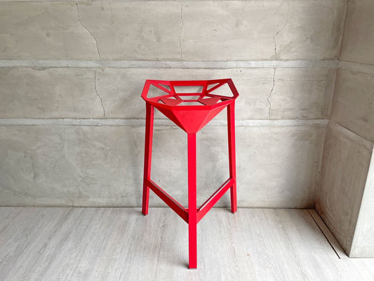 マジス MAGIS スツールワン STOOL_ONE カウンターチェア コンスタンティン・グルチッチ イタリア家具 レッド ♪