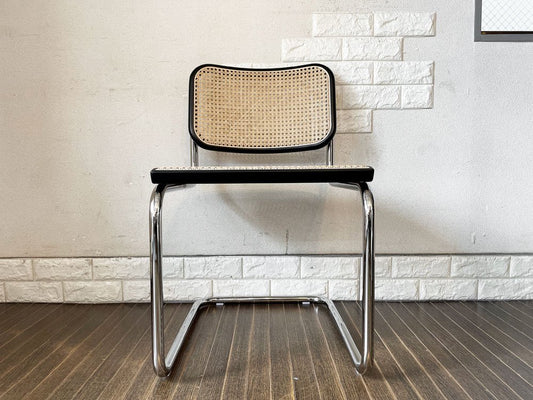 ノルスタジオ Knoll Studio ブロイヤーコレクション Breuer Collection チェスカチェア CESCA CHAIR アームレス BK マルセル・ブロイヤー バウハウス ◎