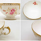 ロイヤルクラウンダービー ROYAL CROWN DERBY ピンクストンローズ Royal Pinxton Rose ティーカップ＆ソーサー C&S ボーンチャイナ 金彩 英国 A ●