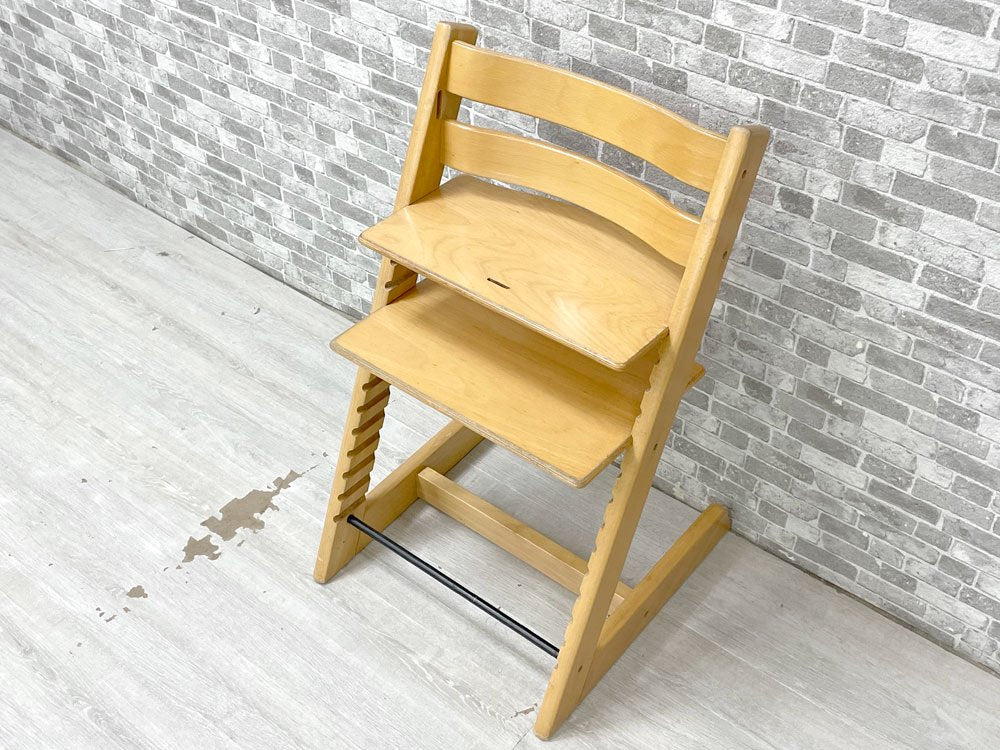 ストッケ STOKKE トリップトラップ TRIPP TRAPP ベビーチェア キッズチェア ナチュラル S/N3～ ノルウェー 北欧家具 ●