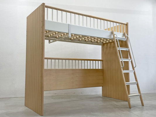 アクタスキッズ ACTUS Kids テンポ TEMPO ロフトベッド loft bed キッズファニチャー ハンガーバー付 ハイベッド 定価￥292,600- 美品 〓