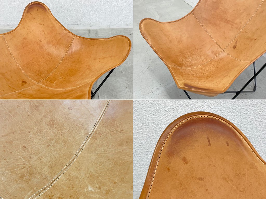 クエロ CUERO ビーケーエフチェア BKF バタフライチェア Butterfly Chair マリポサ Mariposa レザー 本革 ナチュラル 北欧 スウェーデン 〓