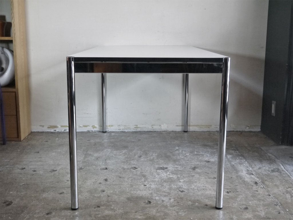 USMハラー USM Haller モジュラーファニチャー Modular Furniture ハラーテーブル ワークデスク W150cm ホワイトラミネート天板 ■