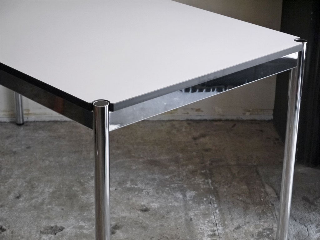 USMハラー USM Haller モジュラーファニチャー Modular Furniture ハラーテーブル ワークデスク W150cm ホワイトラミネート天板 ■