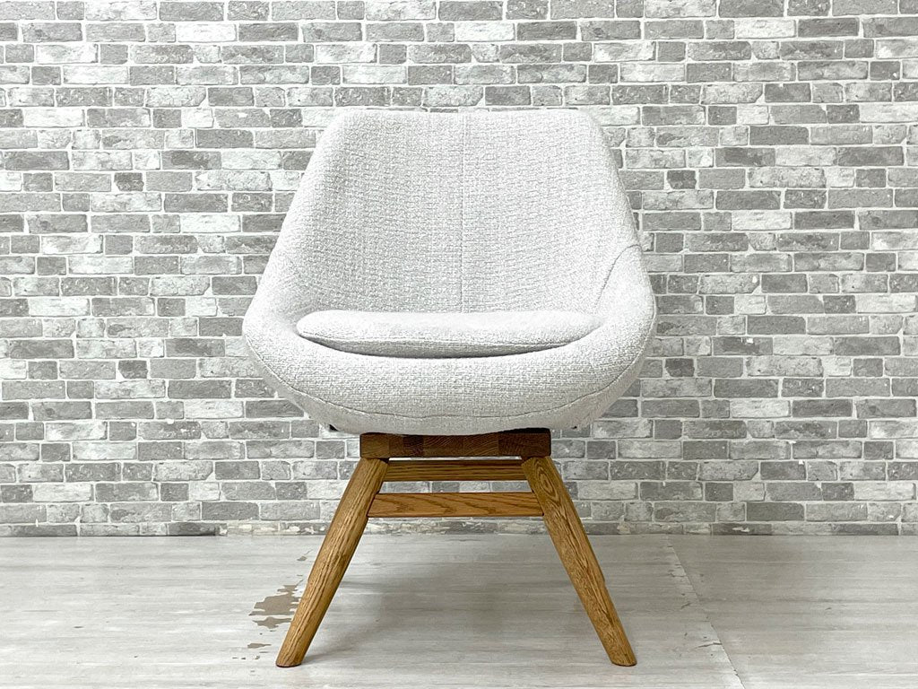 モモナチュラル Momo Natural モールドラウンドチェア MOLD ROUND M-ROUND CHAIR EM ダイニングチェア オーク材 カバーリング仕様 定価￥49,000- ●