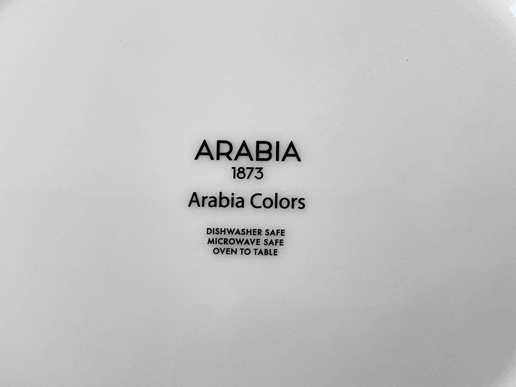 アラビア ARABIA カラーズ Colors オーバルプレート イエロー 25cm ビルガー・カイピアイネン フィンランド 北欧食器 廃番 A ◇