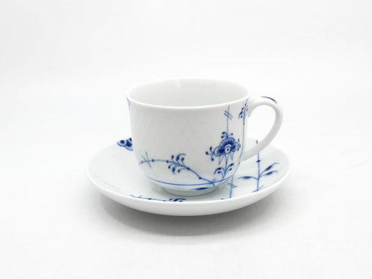 ロイヤルコペンハーゲン ROYAL COPENHAGEN ブルーパルメッテ Blue Palmette コーヒーカップ＆ソーサー C&S デンマーク 北欧食器 B ●