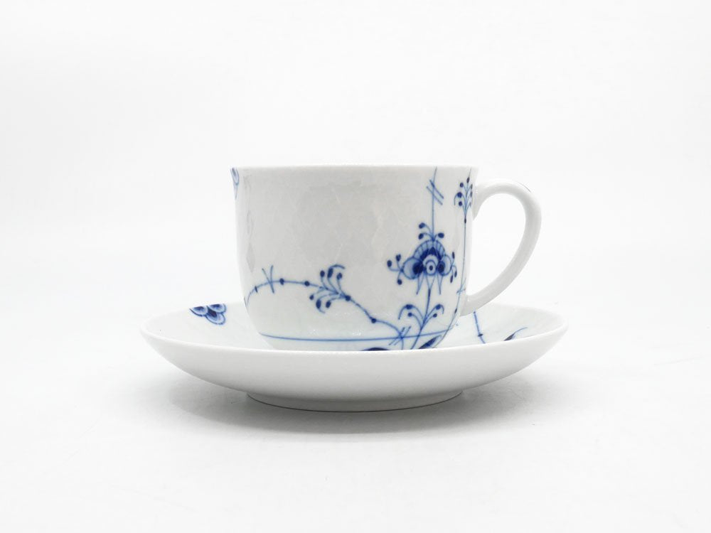 ロイヤルコペンハーゲン ROYAL COPENHAGEN ブルーパルメッテ Blue Palmette コーヒーカップ＆ソーサー C&S デンマーク 北欧食器 A ●